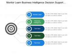 Monitor learn business intelligence decision support systems corporate strategy
