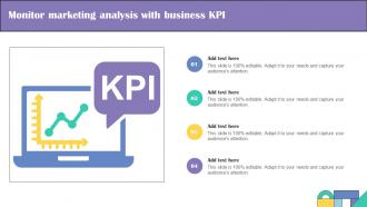 Monitor Marketing Analysis With Business KPI