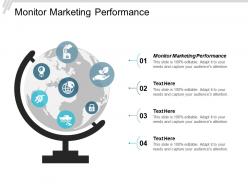 Monitor marketing performance ppt powerpoint presentation layouts cpb