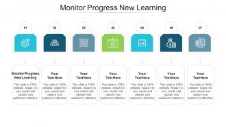 Monitor progress new learning ppt powerpoint presentation inspiration design inspiration cpb