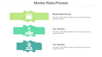 Monitor risks process ppt powerpoint presentation file infographic template cpb