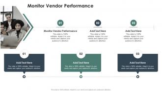 Monitor Vendor Performance In Powerpoint And Google Slides Cpb