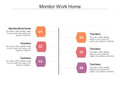 Monitor work home ppt powerpoint presentation pictures introduction cpb