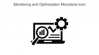 Monitoring And Optimization Monotone Icon In Powerpoint Pptx Png And Editable Eps Format