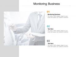 Monitoring business ppt powerpoint presentation summary structure cpb