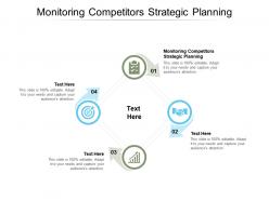 Monitoring competitors strategic planning ppt powerpoint presentation slides cpb