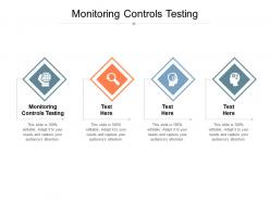 Monitoring controls testing ppt powerpoint presentation show deck cpb