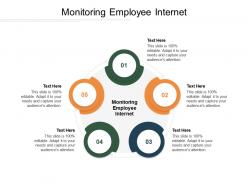 Monitoring employee internet ppt powerpoint presentation infographics show cpb