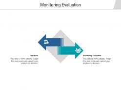 Monitoring evaluation ppt powerpoint presentation gallery inspiration cpb