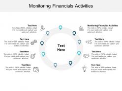 Monitoring financials activities ppt powerpoint presentation gallery infographics cpb