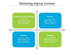 Monitoring internal controls ppt powerpoint presentation portfolio mockup cpb