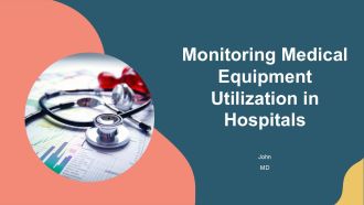 Monitoring Medical Equipment Utilization In Hospitals PPT Outline AT