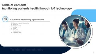 Monitoring Patients Health Through IoT Technology Powerpoint Presentation Slides IoT CD V Compatible Idea