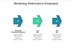Monitoring performance employees ppt powerpoint presentation model show cpb