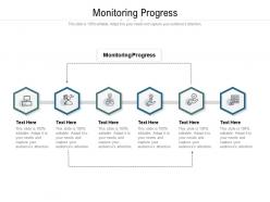 Monitoring progress ppt powerpoint presentation slides shapes cpb