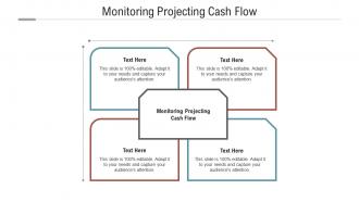 Monitoring projecting cash flow ppt powerpoint presentation professional microsoft cpb