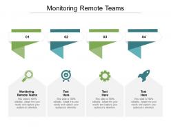 Monitoring remote teams ppt powerpoint presentation inspiration files cpb