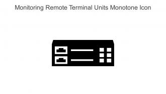 Monitoring Remote Terminal Units Monotone Icon In Powerpoint Pptx Png And Editable Eps Format
