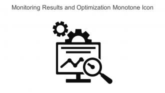 Monitoring Results And Optimization Monotone Icon In Powerpoint Pptx Png And Editable Eps Format