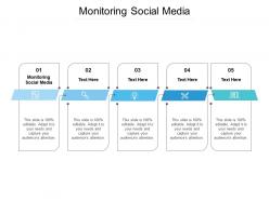 Monitoring social media ppt powerpoint presentation infographic template mockup cpb
