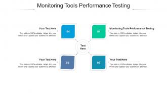 Monitoring tools performance testing ppt powerpoint presentation inspiration cpb