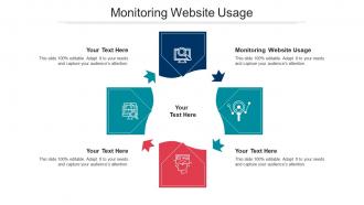Monitoring website usage ppt powerpoint presentation slides outfit cpb
