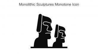 Monolithic Sculptures Monotone Icon In Powerpoint Pptx Png And Editable Eps Format