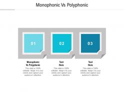 Monophonic vs polyphonic ppt powerpoint presentation infographic template visuals cpb