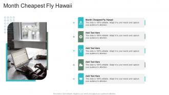 Month Cheapest Fly Hawaii In Powerpoint And Google Slides Cpb