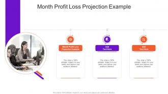 Month Profit Loss Projection Example In Powerpoint And Google Slides Cpb