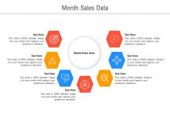 Month sales data ppt powerpoint presentation professional gridlines cpb