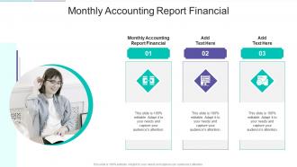 Monthly Accounting Report Financial In Powerpoint And Google Slides Cpb