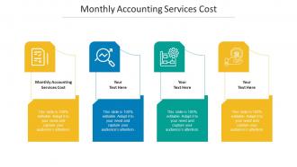 Monthly Accounting Services Cost Ppt Powerpoint Presentation Slides Model Cpb