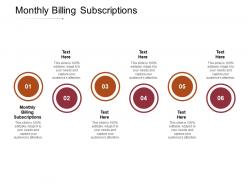 Monthly billing subscriptions ppt powerpoint presentation rules cpb