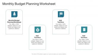 Monthly Budget Planning Worksheet In Powerpoint And Google Slides Cpb