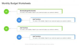 Monthly Budget Worksheets In Powerpoint And Google Slides Cpb