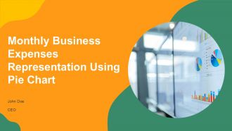 Monthly Business Expenses Representation Using Pie Chart PPT Example AT
