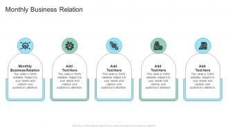 Monthly Business Relation In Powerpoint And Google Slides Cpb