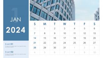 Monthly Calendar For Strategic Planning Ppt Template