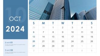 Monthly Calendar For Strategic Planning Ppt Template Colorful Professional