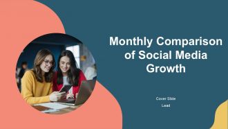 Monthly Comparison Of Social Media Growth PPT Mockup AT Monthly Comparison Of Social Media Growth PPT Mockup AT
