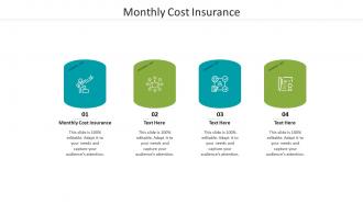 Monthly cost insurance ppt powerpoint presentation portfolio portrait cpb