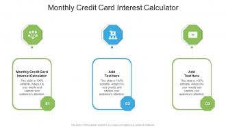 Monthly Credit Card Interest Calculator In Powerpoint And Google Slides Cpb