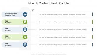 Monthly Dividend Stock Portfolio In Powerpoint And Google Slides Cpb