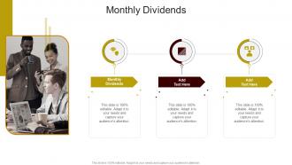 Monthly Dividends In Powerpoint And Google Slides Cpb