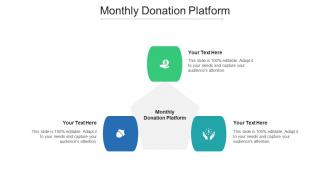 Monthly donation platform ppt powerpoint presentation background designs cpb