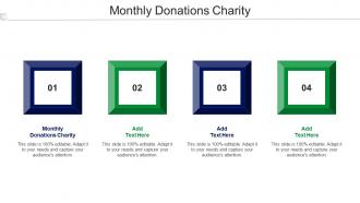 Monthly Donations Charity Ppt Powerpoint Presentation Portfolio Designs Cpb