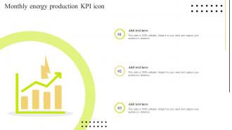 Monthly Energy Production KPI Icon