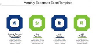 Monthly Expenses Excel Template Ppt Powerpoint Presentation Layouts Images Cpb