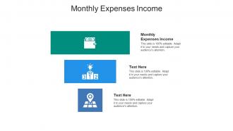Monthly expenses income ppt powerpoint presentation gallery example file cpb